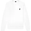 Dalix Lightning Fleece Sweatshirt In White