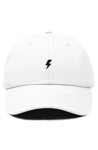 Dalix Lil Bolt Dad Cap In White