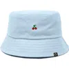 Dalix Lil Cherry Bucket Hat In Blue