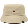 Dalix Lil Cherry Bucket Hat In Brown