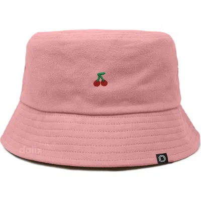 Dalix Lil Cherry Bucket Hat In Orange