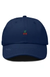 Dalix Lil Cherry Dad Cap In Blue