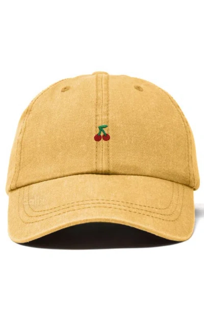 Dalix Lil Cherry Dad Cap In Gold