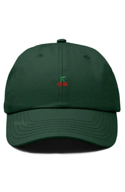 Dalix Lil Cherry Dad Cap In Green