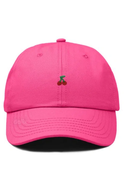Dalix Lil Cherry Dad Cap In Pink