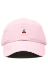 Dalix Lil Cherry Dad Cap In Pink