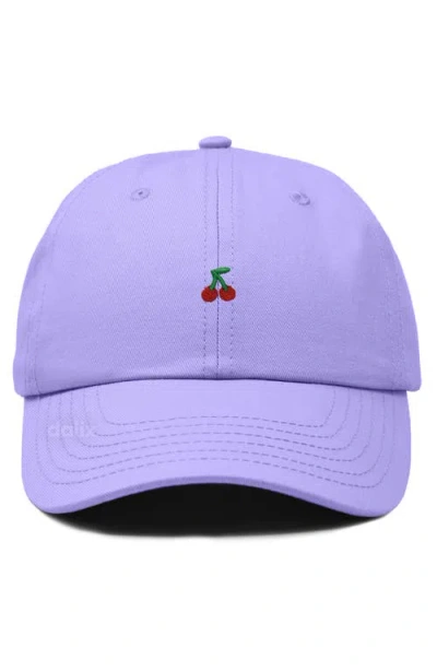 Dalix Lil Cherry Dad Cap In Purple