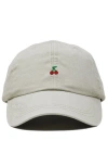 Dalix Lil Cherry Dad Cap In White