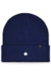 Dalix Lil Flower Beanie Cap In Blue