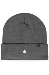 Dalix Lil Flower Beanie Cap In Gray