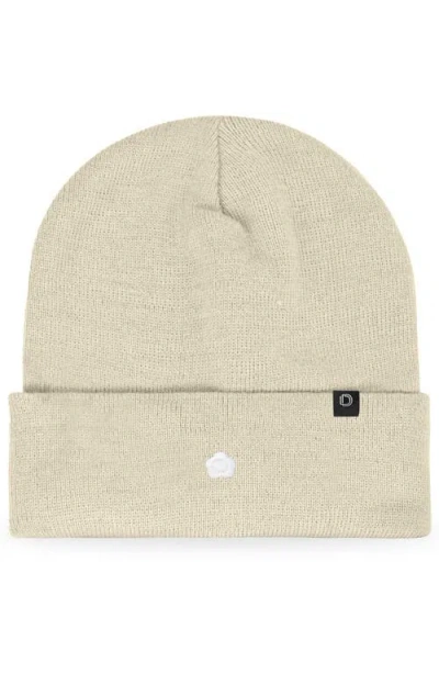 Dalix Lil Flower Beanie Cap In Sand