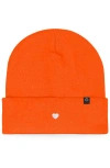 Dalix Lil Heart Beanie Cap In Orange