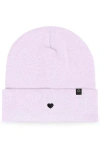 Dalix Lil Heart Beanie Cap In Purple