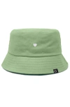 Dalix Lil Heart Bucket Hat In Green
