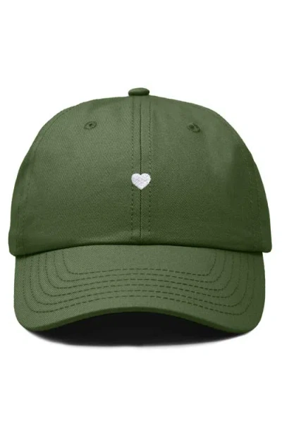 Dalix Lil Heart Dad Cap In Green