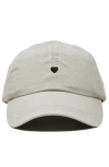 Dalix Lil Heart Dad Cap In White