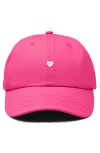 Dalix Lil Heart Dad Cap In Pink
