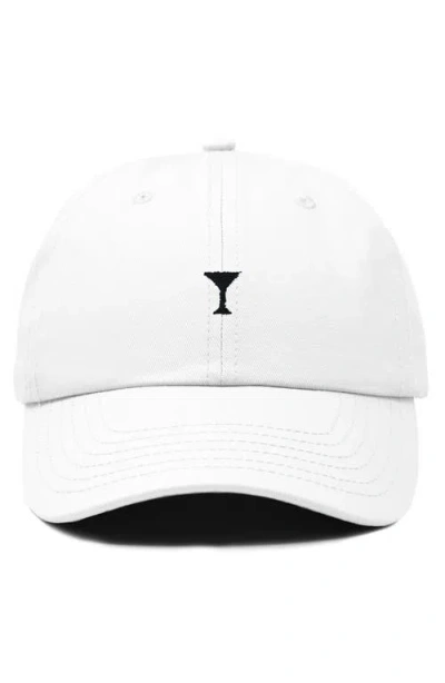 Dalix Lil Martini Dad Cap In White