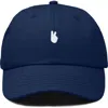 Dalix Lil Peace Sign Dad Cap In Blue