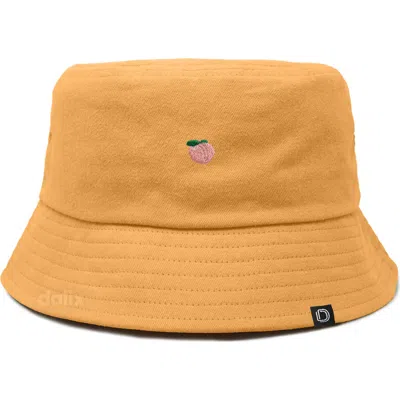 Dalix Lil Peach Bucket Hat In Orange