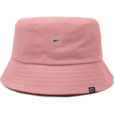 Dalix Lil Peach Bucket Hat In Pink