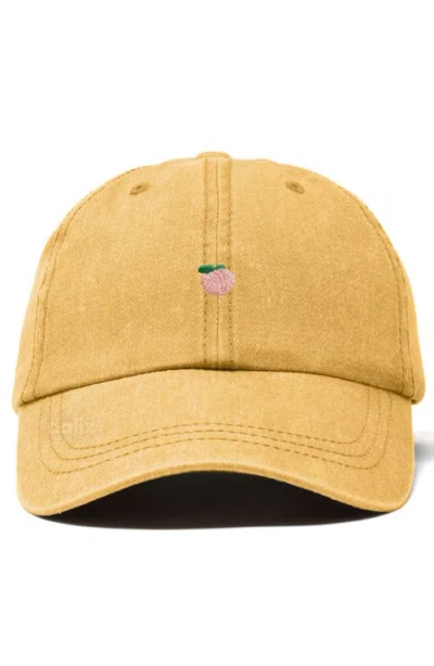 Dalix Lil Peach Dad Cap In Gold