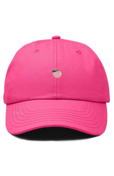 Dalix Lil Peach Dad Cap In Pink