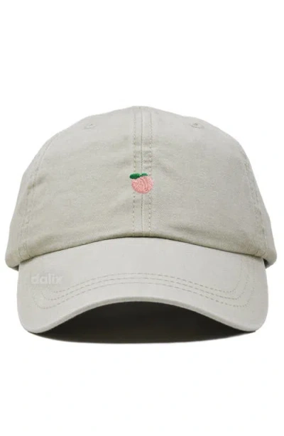 Dalix Lil Peach Dad Cap In White