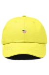 Dalix Lil Peach Dad Cap In Yellow