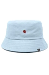 Dalix Lil Strawberry Bucket Hat In Blue