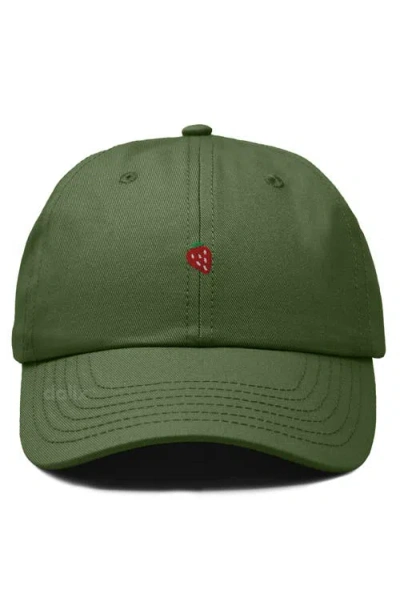 Dalix Lil Strawberry Dad Cap In Green