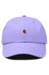 Dalix Lil Strawberry Dad Cap In Purple