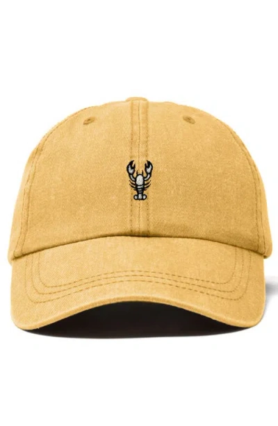 Dalix Lobster Dad Cap In Gold