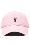 Dalix Lobster Dad Cap In Pink