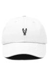 Dalix Lobster Dad Cap In White