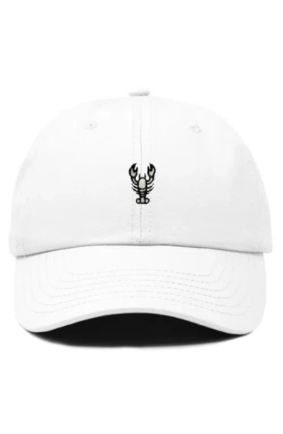 Dalix Lobster Dad Cap In White
