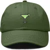 Dalix Margarita Embroidered Dad Hat In Olive