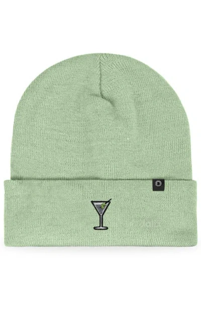 Dalix Martini Beanie Cap In Green