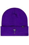 Dalix Martini Beanie Cap In Purple