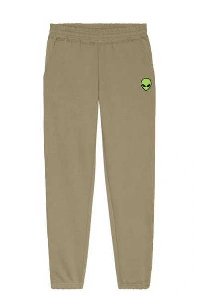 Dalix Mens Alien Heavyweight Fleece Sweatpant In Sand