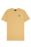 Dalix Mens Alien Heavyweight Soft Tee In Gold