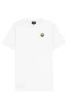 Dalix Mens Alien Heavyweight Soft Tee In White