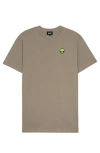 Dalix Mens Alien Heavyweight Soft Tee In Brown