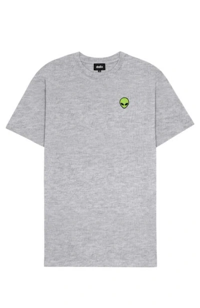 Dalix Mens Alien Heavyweight Soft Tee In Gray