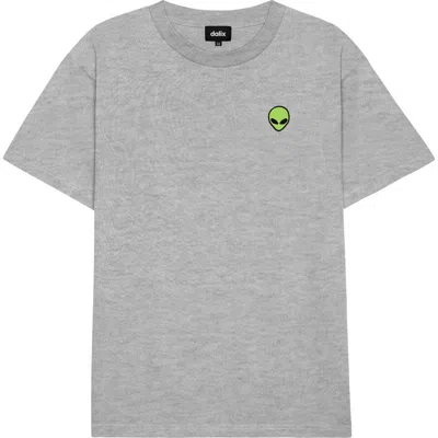 Dalix Mens Alien Heavyweight Tee In Gray