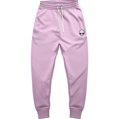 Dalix Mens Alien Midweight Fleece Jogger Pant In Purple