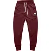 Dalix Mens Alien Midweight Fleece Jogger Pant In Burgundy