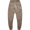 Dalix Mens Alien Midweight Fleece Jogger Pant In Brown