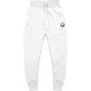 Dalix Mens Alien Midweight Fleece Jogger Pant In White