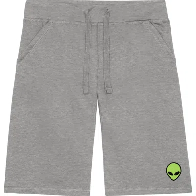 Dalix Mens Alien Midweight Fleece Short In Gray